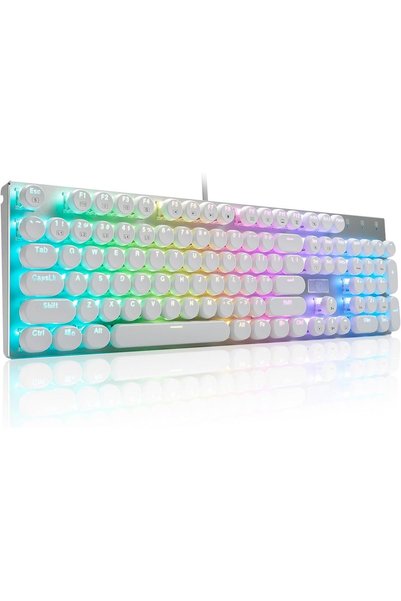 Generic لوحة مفاتيح ميكانيكية سلكية بتصميم آلة الكتابة، طراز Z-88 من E-Yooso،...