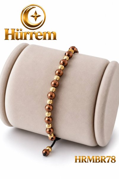 Hürrem Brățară din Aur 14K (585) și Șnur Reglabil – 0,50 gr – HRMBR78
