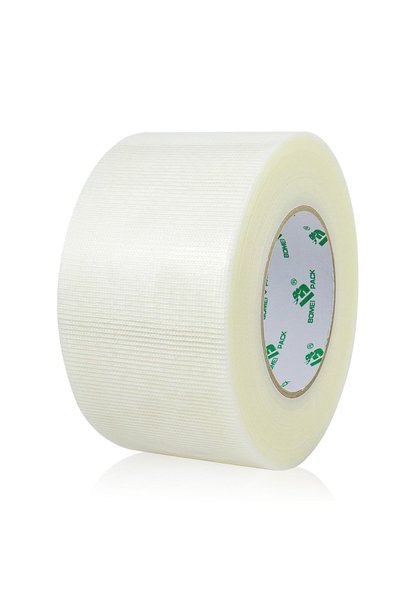 Generic شريط لاصق شفاف معزز 75 مم × 50 متر، شريط لاصق قوي 3 بوصات لتثبيت الأن...