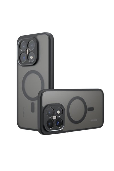 Asteroid Gsm Husa pentru Xiaomi 15T PureFrost MagSafe, negru frost