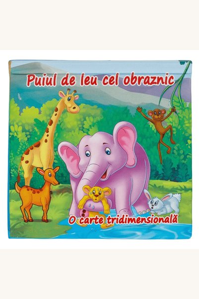 Comerivo Poveste tridimensionala Puiul de Leu - Carte Pop-Up pentru copii cu ...