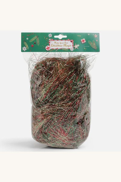 Comerivo Franjuri decorative maruntite pentru Craciun, multicolore, 100g - br...