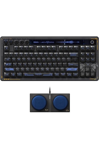 Generic لوحة مفاتيح ميكانيكية كلاسيكية بـ 87 مفتاحًا، بلوتوث/2.4 جيجاهرتز/USB...