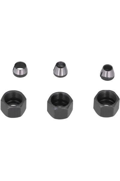 Generic طقم محول كوليت تشاك لماكينات التوجيه والخراطة CNC، مقاسات 6 مم و 6.35...