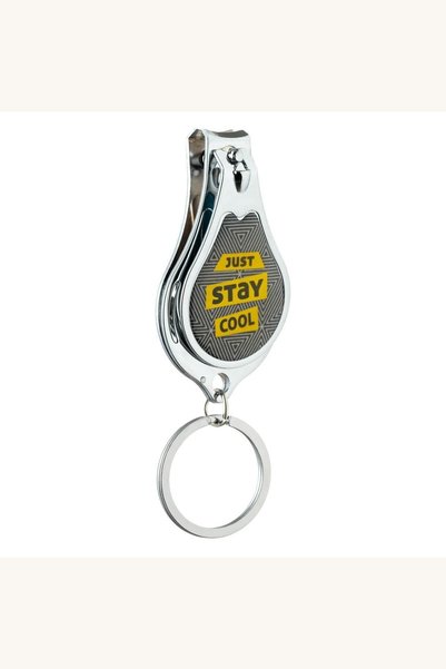 Comerivo Breloc metalic cu unghiera si desfacator - accesoriu practic pentru ...