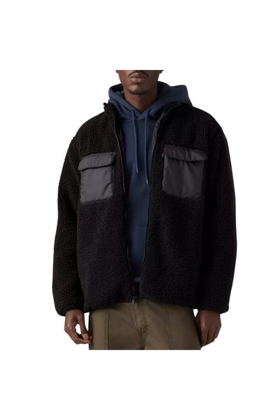 Levis LEVI'S ΜΠΟΥΦΑΝ CAMPO SHERPA ΜΑΥΡΟ ΑΝΘΡΑΚΙ Μ