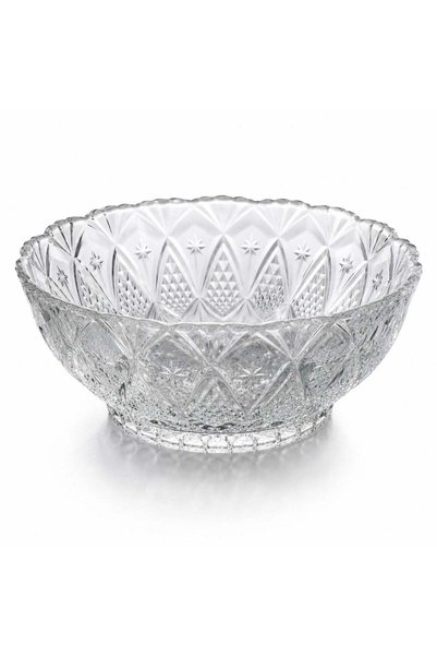 More Glass bowls, set of 6, Crystal model, 12.5x5.5cm, Transparent,