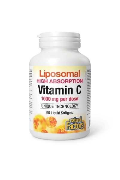 Natural Factors Λιποσωμιακή Βιταμίνη C, 90 κάψουλες