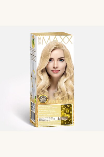 Comerivo Colorare permanenta par blond deschis 10.0 cu keratina si ulei de ma...