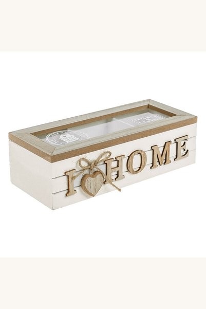 Comerivo Organizator lemn cu 3 sertare si fereastra sticla pentru birou 24x10...