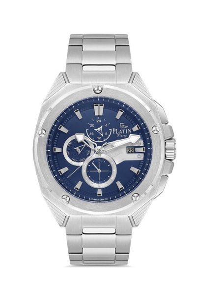 Platin Pierre Sa- Pl-1285Ga -A3 Men's Wristwatch with Calendar Functions Acti...
