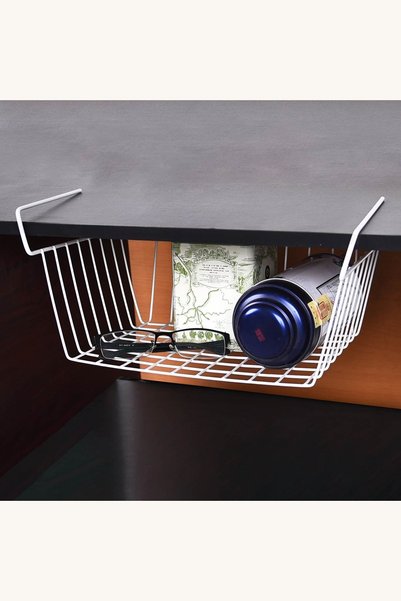Comerivo Raft suspendabil metalic alb, 32x26x15 cm, pentru dulap