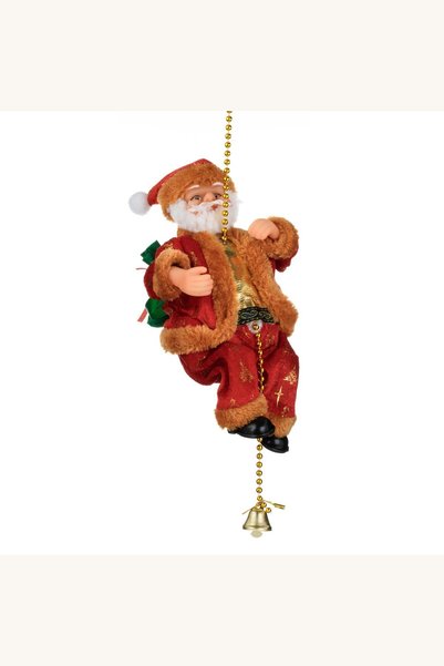 Comerivo Mos Craciun interactiv cu muzica 23cm - se urca si misca cu sunete d...
