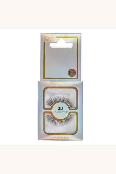 Comerivo Gene False 3D cu efect fluture, negre, pentru look intens - 1 pereche