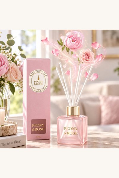 Comerivo Odorizant camera ulei Bujor Roz cu betisoare 50ml