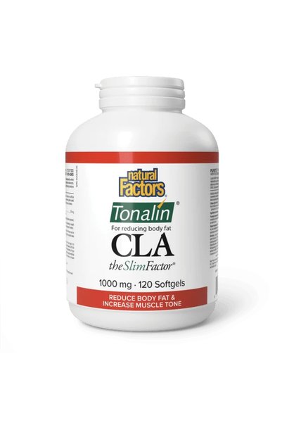 Natural Factors CLA Тоналин – Факторът за отслабване – 1000 мг, 180 капсули