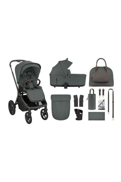 Kikka Boo Καρότσι 2 σε 1 Goya Olive Platinum Collection_31001020172-3