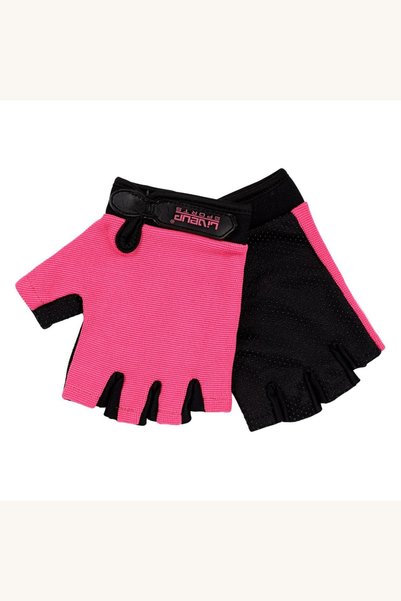 Comerivo Manusi antrenament dama, negru-roz, pentru fitness si gimnastica