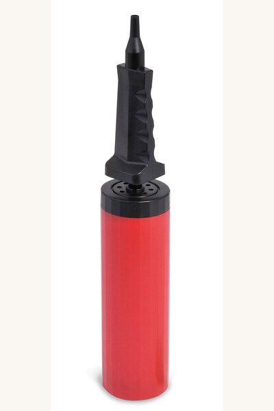 Comerivo Pompa manuala rosie pentru umflat baloane - accesoriu perfect la pet...