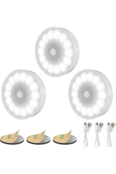Generic 14 LEDs Night Light with Motion Detector, 3 Pack Motion Sensor Lights...