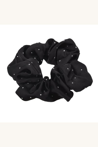 Comerivo Elastic de par negru cu detalii strass - accesoriu elegant pentru co...
