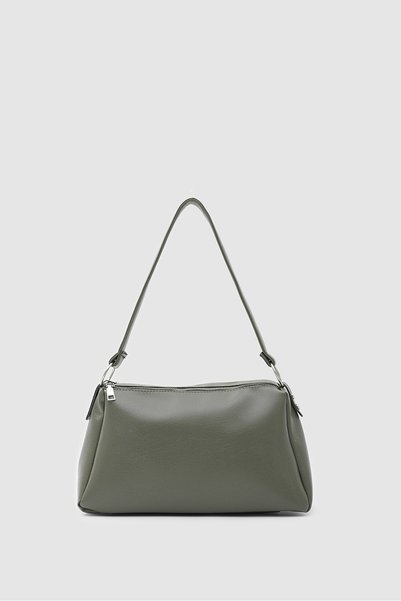Shule Bags Petite Multi-Compartment Shoulder Bag Khaki