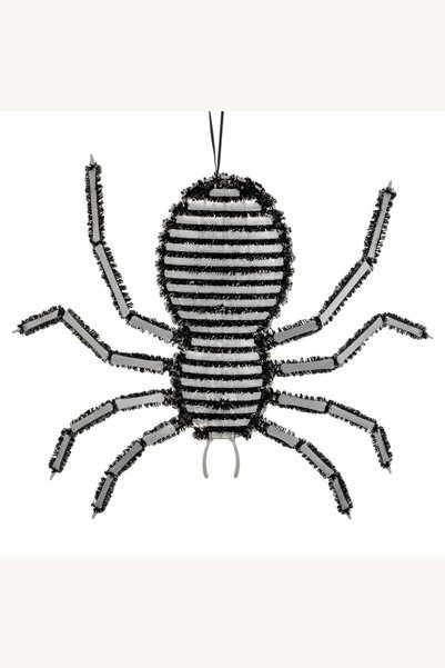 Comerivo Decoratiune paianjen negru cu beteala luminescenta pentru Halloween ...