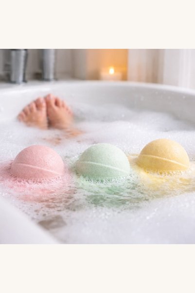 Comerivo Bombe de baie efervescente parfumate Fizzer Luxury 5 bucati x 50g