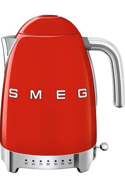 Generic 50's Style VT Kettle 1.7 Ltrs with Keep Warm Option, Red