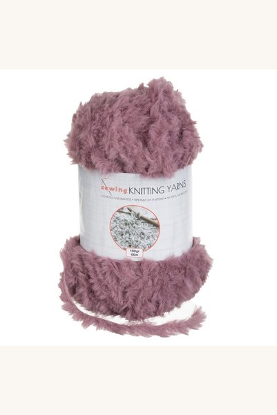 Comerivo Fir de tricotat Puffy mov, 100 g, 66 metri