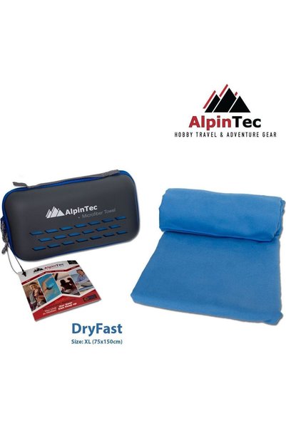 ALPINPRO Πετσέτα Σώματος Μικροϊνών DryFast Μπλε 150x75εκ. MS-XL-BE