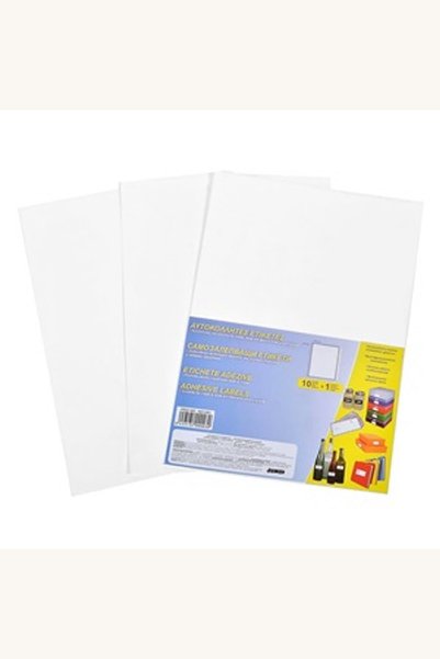 Comerivo Hartie autocolanta A4 pentru imprimanta - set 10 file gata de tipar