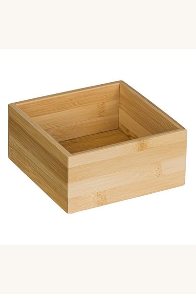Comerivo Organizator din bambus pentru birou si casa 15x15x7cm, design