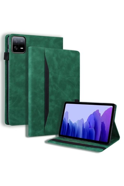 XGSM Husă pentru Xiaomi Pad 7 / 7 Pro, Clasic, cu suport pentru stylus, verde