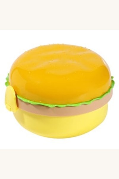 Comerivo Cutie Sandwich Burger pentru Copii cu 4 Casute si Accesorii 350ml