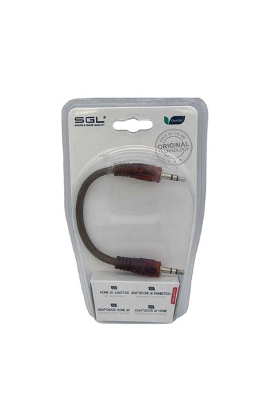 Tradesor Προσαρμογέας ήχου - 412-01 - Υποδοχή 3.5mm αρσενικό/αρσενικό - 20cm ...