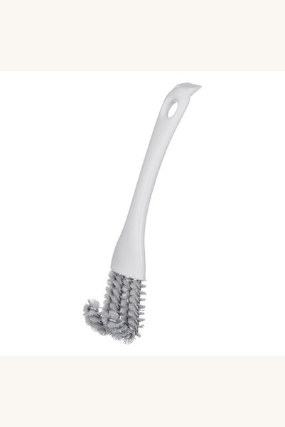 Comerivo Perie de Curatat Gratar cu Peri Metalici, Alba, 17x3.5cm