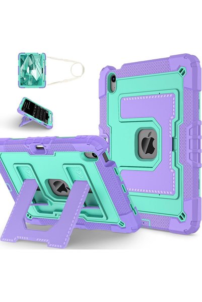 Generic Case for Apple iPad Air 11-inch M3 2025/M2 2024,Fully-Body Rugged Hea...