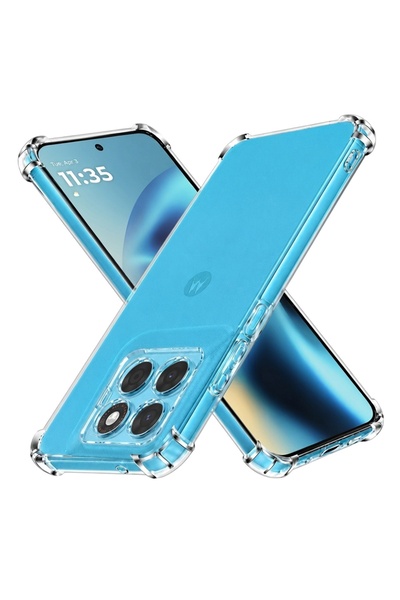 Asteroid Gsm Husă de silicon transparentă antișoc - Motorola Moto G87 / G77 /...