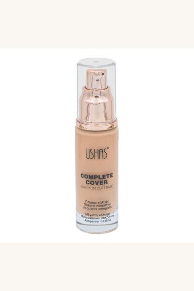 Comerivo Makeup lichid 2 in 1 cu pompa pentru fata - Acoperire completa 30ml ...
