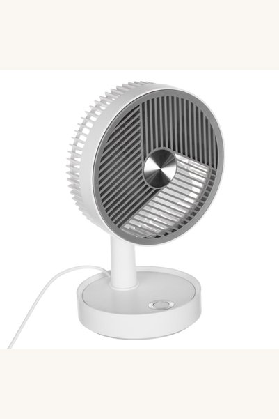 Comerivo Ventilator de birou USB 4W alb-gri, 13cm cu 3 viteze si inclinare