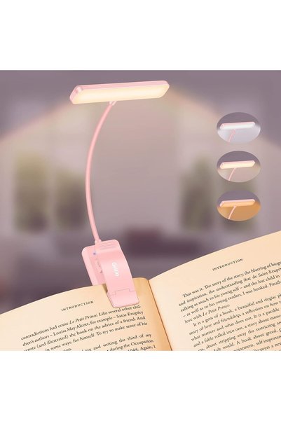 Generic مصباح قراءة LED قابل لإعادة الشحن بـ 19 مصباح للقراءة في السرير