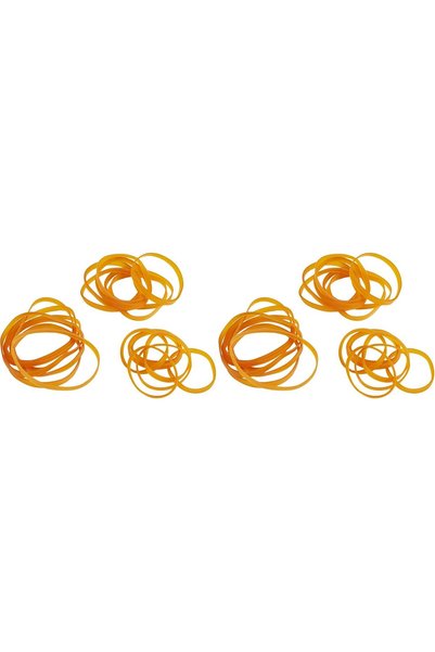 Generic Rubber Band Set -38 50 60mm Brown- Reusable Assorted Elastic Stretch ...