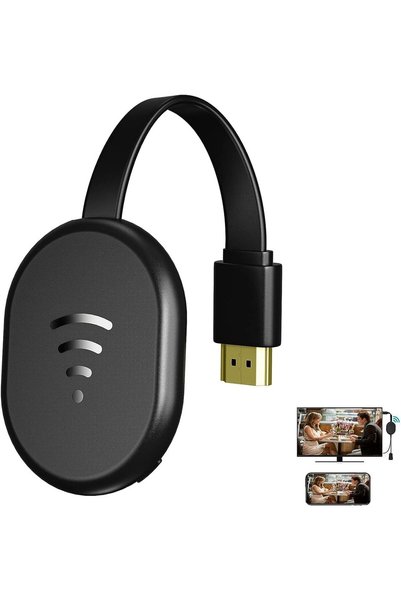 Generic محول عرض لاسلكي بتقنية HDMI، محول تلفزيوني لتطبيق يوتيوب، جهاز استقبا...