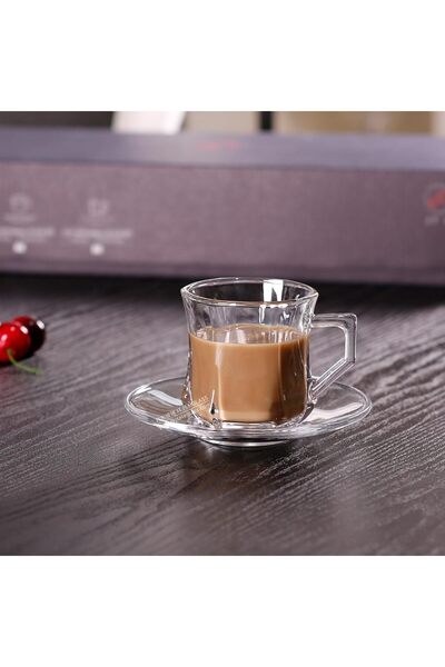 Generic JT Glass Set of 12PCS Includes 6pcs Expresso Coffee Cup Strong Tea Mu...