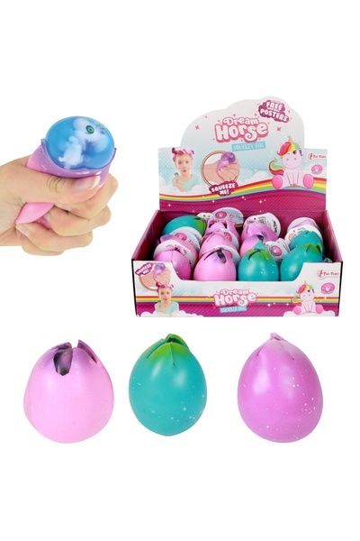 Toi-Toys Σετ 12 Αυγά Συμπίεσης, με Μονόκερο