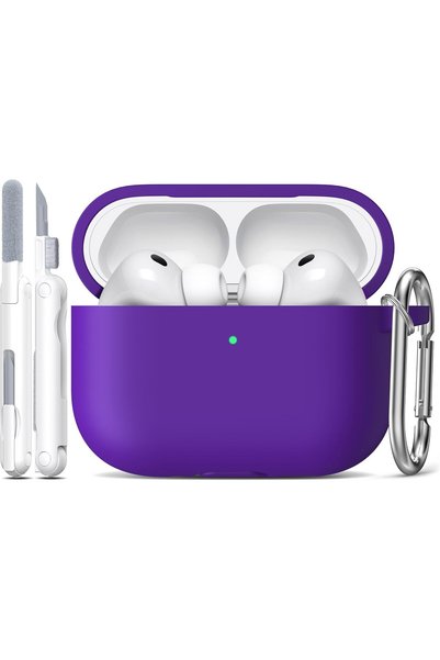 Generic غطاء AirPods Pro 3 (2025) سيليكون ناعم - بنفسجي