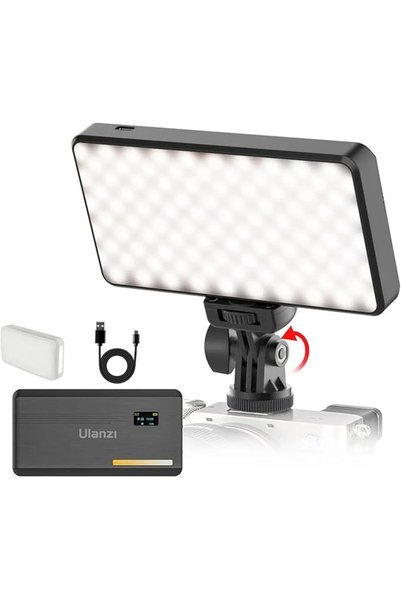 Vijim ضوء فيديو LED ثنائي اللون من ULANZI VL200، ضوء فيديو مثبت على الكاميرا،...