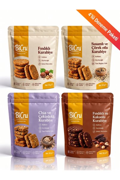 Karışık Deneme Paketi (50g x 4 paket)