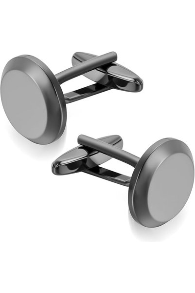 Generic Luxury Black Cufflinks for Men, Classic Cuff Links & Tuxedo Studs Set...